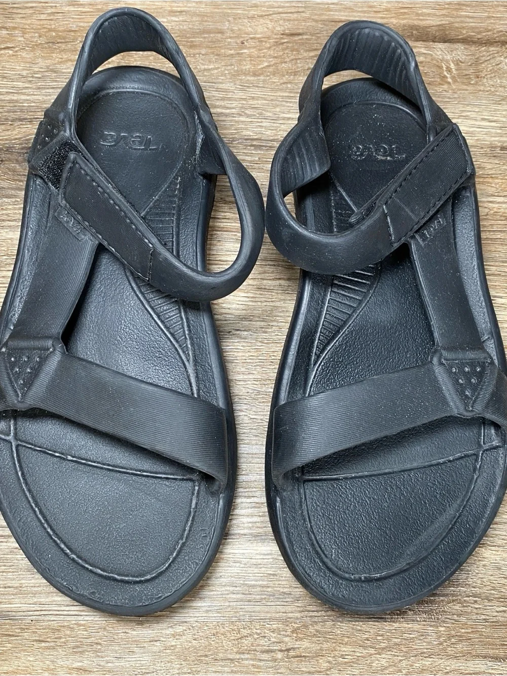 Teva Black Synthetic Rubber Hurricane Drift Sandal Men's SZ 7 US